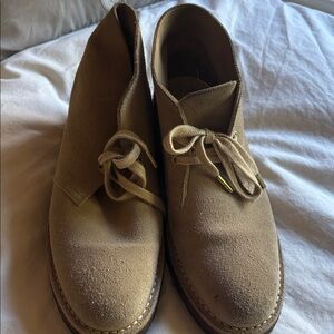 Clarks Women's Brown Suede Chukka Boots